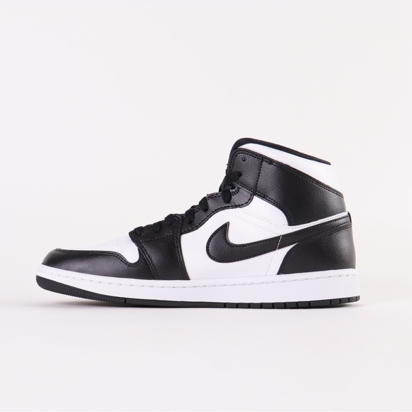 NIKE AIR JORDAN 1 MID PANDA(WOMEN’s RELEASE SEE SIZE CONVERSION) - Picture 2 of 7